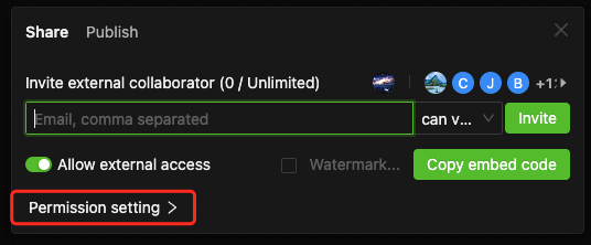 Permission Setting