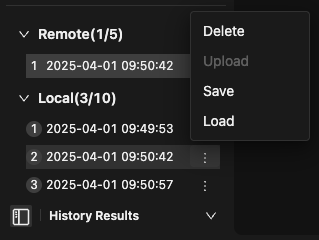 manage run records
