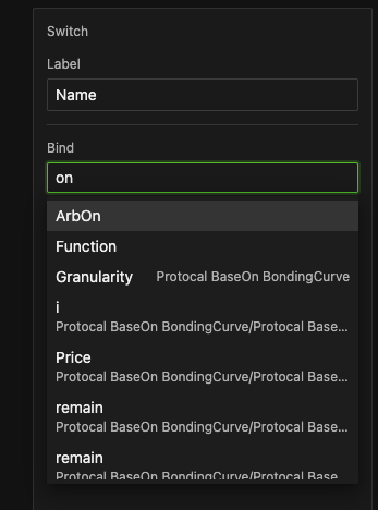 Bind a Control