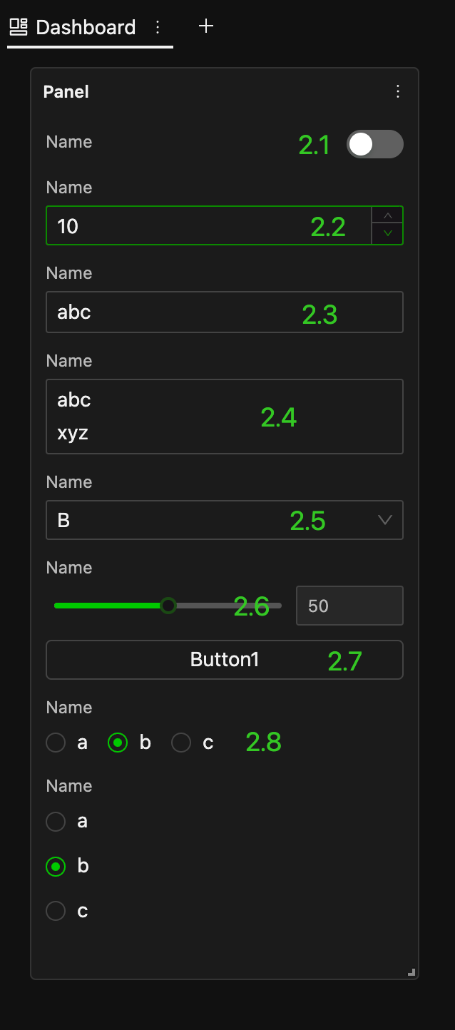 Configure Options for Select