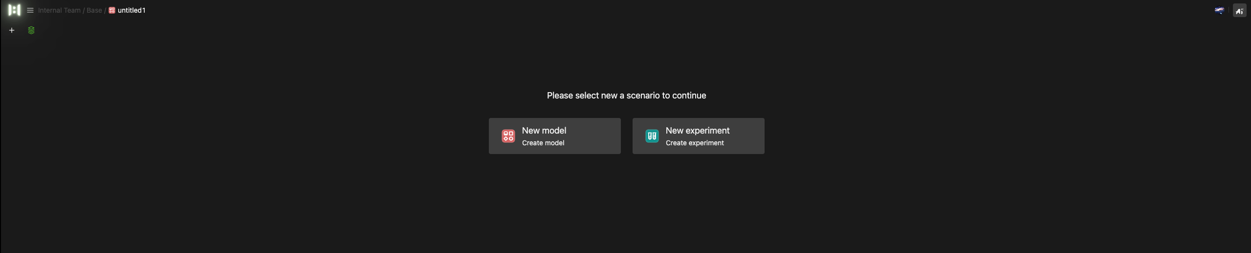 Select Scenario Type