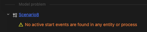 active start event